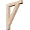 Ekena Millwork Traditional Block Smooth Bracket, Douglas Fir, 5 1/2"W x 36"D x 48"H BKT06X36X48TRA05SDF - alternate 1